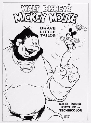 ad slick Walt Disney Mickey Mouse Brave Little Toaster 2046-23