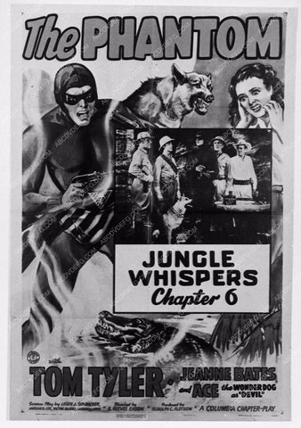 ad slick Tom Tyler Columbia serial The Phantom 2892-01