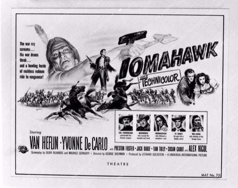 ad slick Van Heflin Tomahawk 3065-02