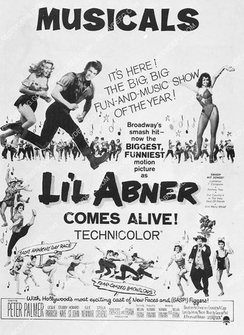 ad slick Peter Palmer film Lil Abner 6628-06