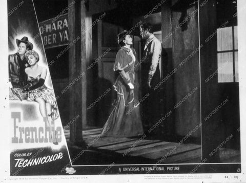 ad slick Shelley Winter Joel McCrea film Frenchie 9021-23