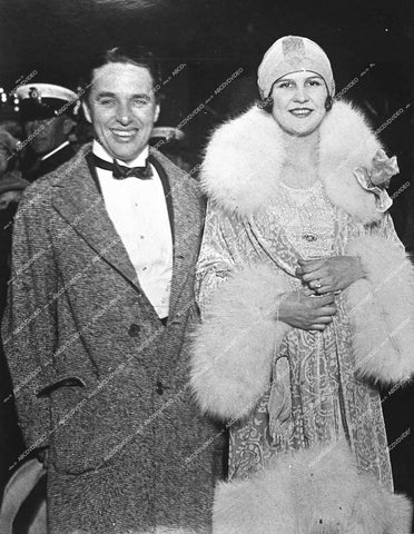 Charles Chaplin, Lita Grey at some event film premiere maybe - 0451-016