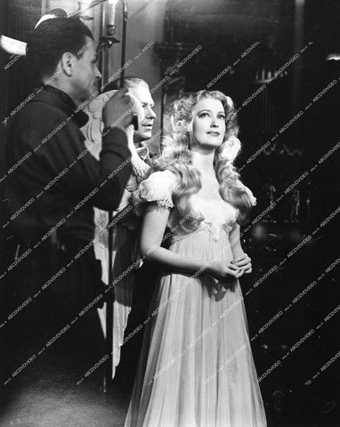 Jeanette MacDonald, Nelson Eddy behind the scenes - 1942 film I Married an Angel - 0456-028