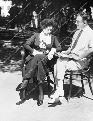 director Tod Browning, Priscilla Dean - 1920 silent film Outside the Law - 0463-020