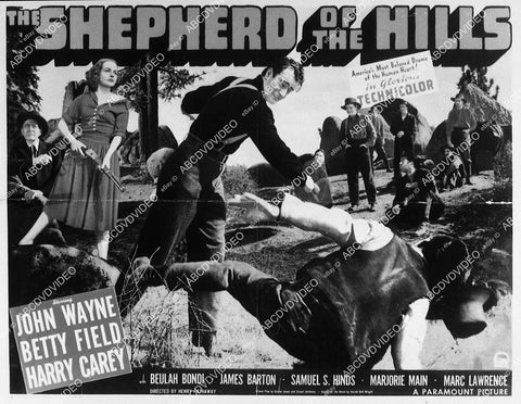John Wayne, Betty Field film Shepherd of the Hills - 11003-026
