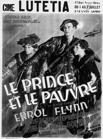 Errol Flynn ad slick film The Prince and the Pauper - 11007-024