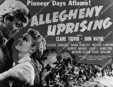 John Wayne, Claire Trevor film Allegheny Uprising - 11012-027