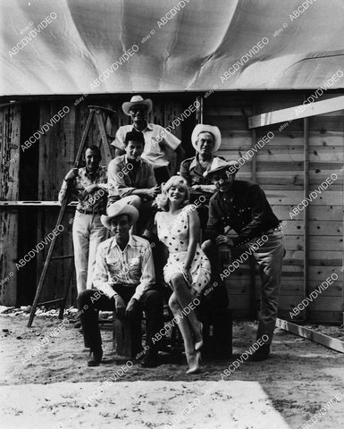 Marilyn Monroe, Clark Gable, Arthur Miller, John Huston, Montgomery Clift, Eli Wallach film The Misfits - 11016-003