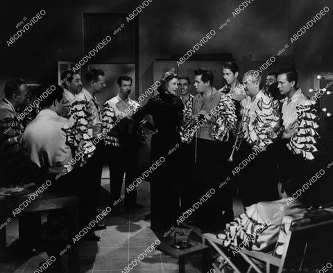 Desi Arnaz, Ann Doran and the musicians film Holiday in Havana - 11029-005