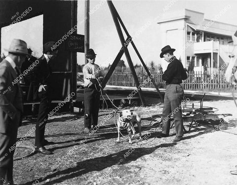 Goldwyn Studios backlot w director Clarence Badger and crew silent film Boys Will Be Boys - 11030-016