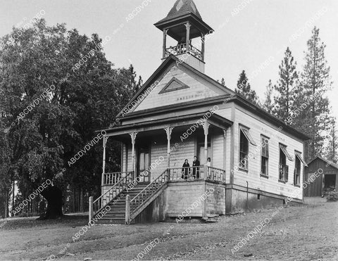 Goldwyn Studios backlot or location church silent film Boys Will Be Boys - 11030-023