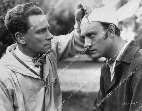 Norman Kerry gets makeup on set silent film Body and Soul - 11030-026