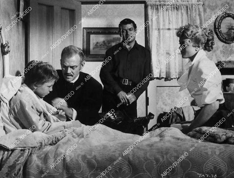 Richard Egan, Dorothy Malone, Billy Chapin film Tension at Table Rock - 11044-020
