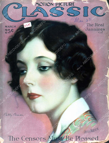 Betty Bronson Motion Picture Classic magazine cover 35m-1032