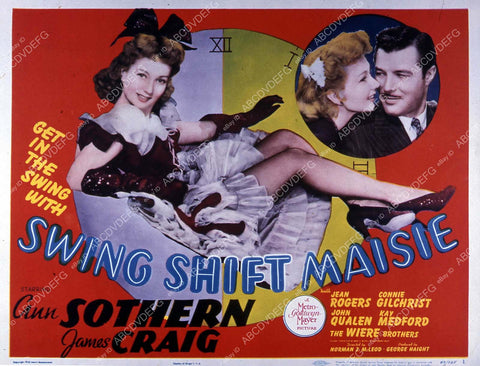 Ann Sothern James Craig film Swing Shift Maisie 35m-10612
