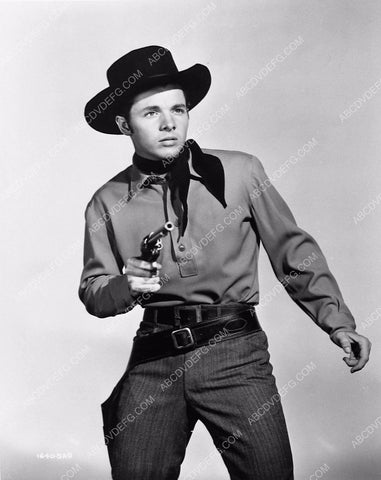 Audie Murphy posing w his single action Colt 330-35