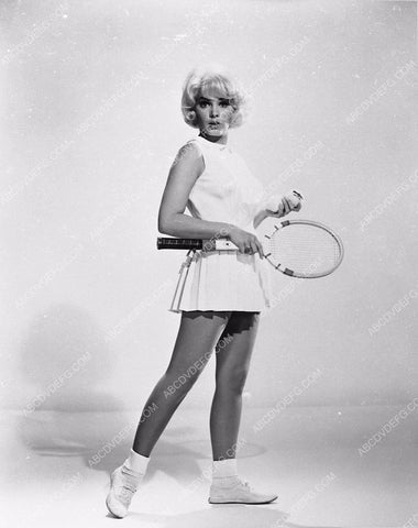 beautiful Stella Stevens in super cute tennis outfit 410-17