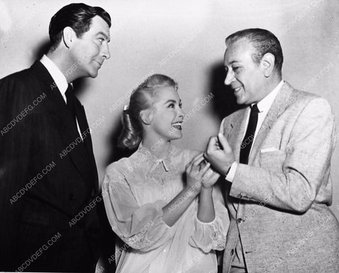 candid George Raft Janet Leigh Robert Taylor film Rogue Cop 475-15