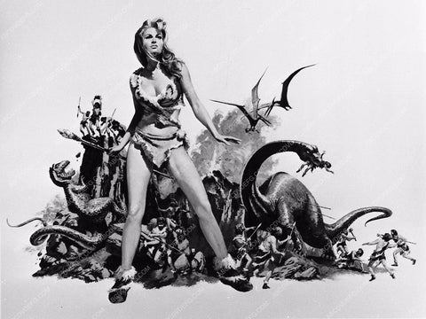 ad slick Raquel Welch sci-fi film One Million B.C. 680-03