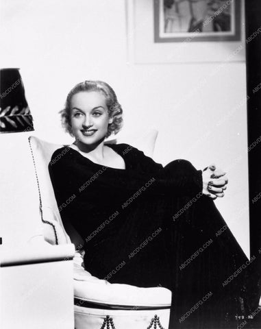 beautiful as always Carole Lombard seated portrait 712-17
