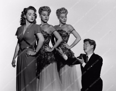 Bonita Granville Mickey Rooney twins Lee and Lyn Wilde 738-32