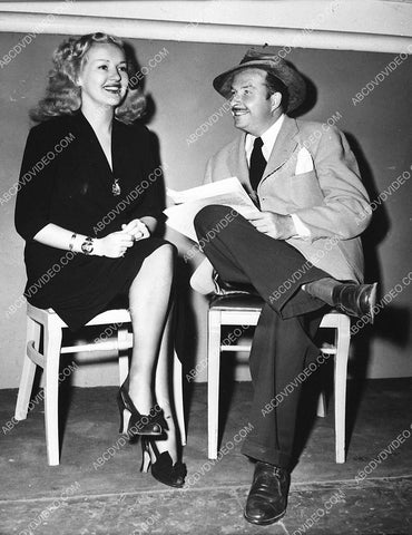 candid Betty Grable Xavier Cugat behind the scenes at MGM 745-16