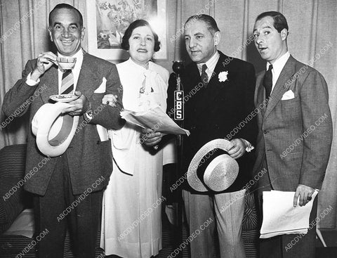 candid Al Jolson Louella Parsons Gus Edwards George Jessel CBS radio broadcast 791-07