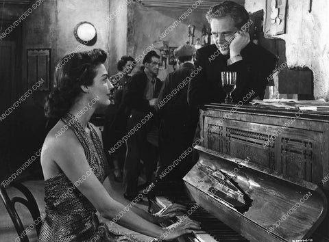 Ava Gardner at the piano film Pandora and the Flying Dutchman 809-31