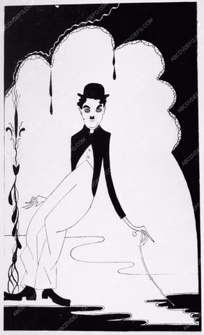 Charlie Chaplin drawing 836-24