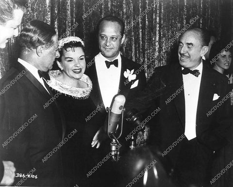 candid George Jessel Judy Garland Sid Luft film wrap A Star Is Born 883-17