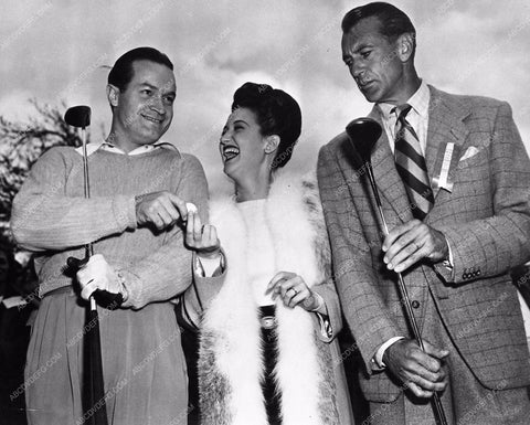 candid Bob Hope Dorothy Lamour Gary Cooper golf tournament 891-26