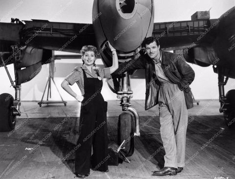 Ann Sothern James Craig building aircraft film Swing Shift Maisie 895-22