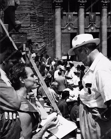 Charlton Heston William Wyler behind the scenes Ben-Hur 946-10