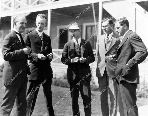candid studio execs Hal Roach F Richard Jones and others 982-10