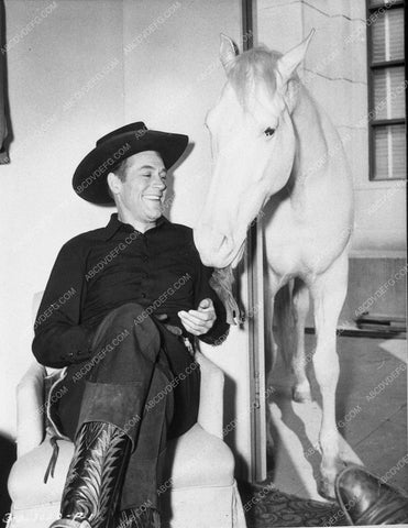 Charles Starrett western cowboy star and his horse 10365-24