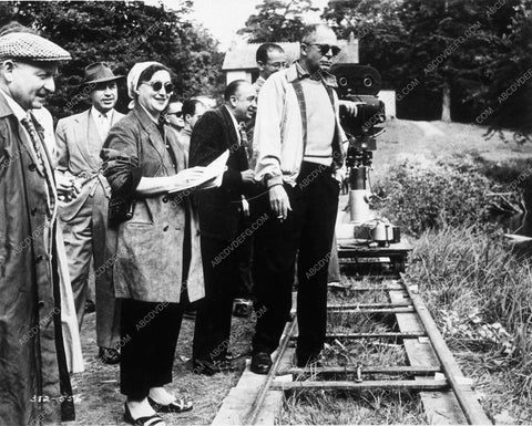 director Billy Wilder behind the scenes on the set 10580-17