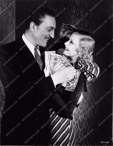 Warren Williams Ginger Rogers and cash Gold Diggers of 1933 1062-21