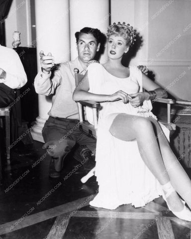 candid photo Marie McDonald behind the scenes 1098-22