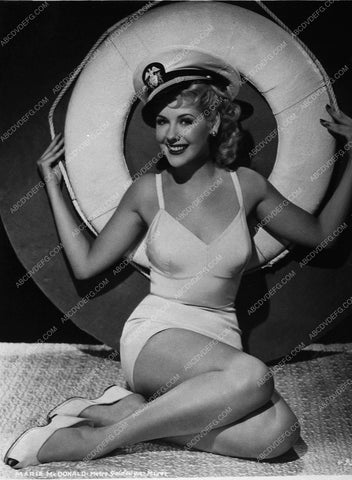 Marie McDonald sexy in sailor swimwear cute pinup 11312-09
