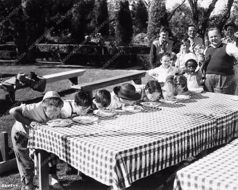 Our Gang Spanky Alfalfa Buckwheat pie eating contest 1157-07