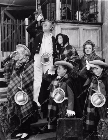 W.C. Fields and kids from David Copperfield film behind the scenes 1220-01