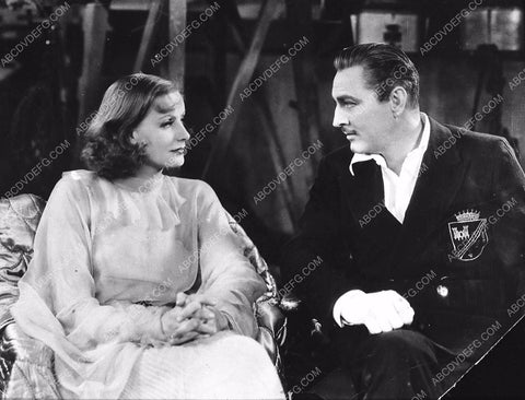 great candid Greta Garbo John Barrymore on set film Grand Hotel 1270-32