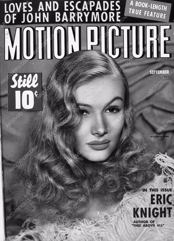 Veronica Lake Motion Picture magazine cover 1287-07