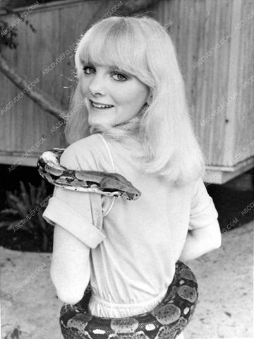 Alison Arngrim sexy with snake 12878-28