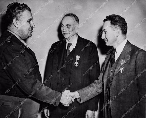Major General Leslie R. Groves Dr. Robert Bacher Atom Bomb Scientists 1328-18