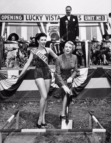 Ann Miller leggy swimsuit Pamela Britton break ground Watch the Birdie 1358-32