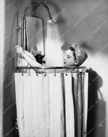 Judy Garland bathing in the shower from film Summer Stock 1407-07