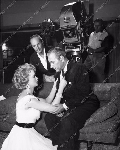 Anne Francis George Raft behind the scenes Rogue Cop Roy Rowland 1425-16