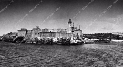 historic Havana Cuba Morro Castle in Havana Bay 1463-27