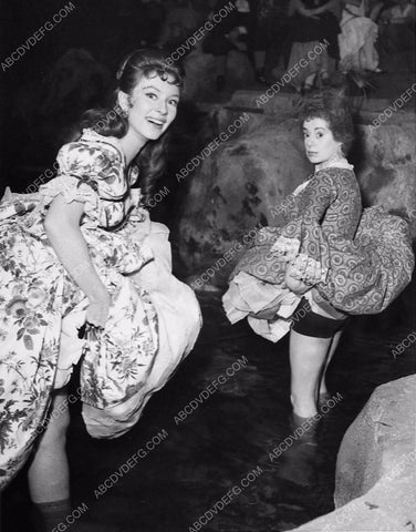 Amanda Blake Elsa Lanchester going to take bath on set The Glass Slipper 1483-03
